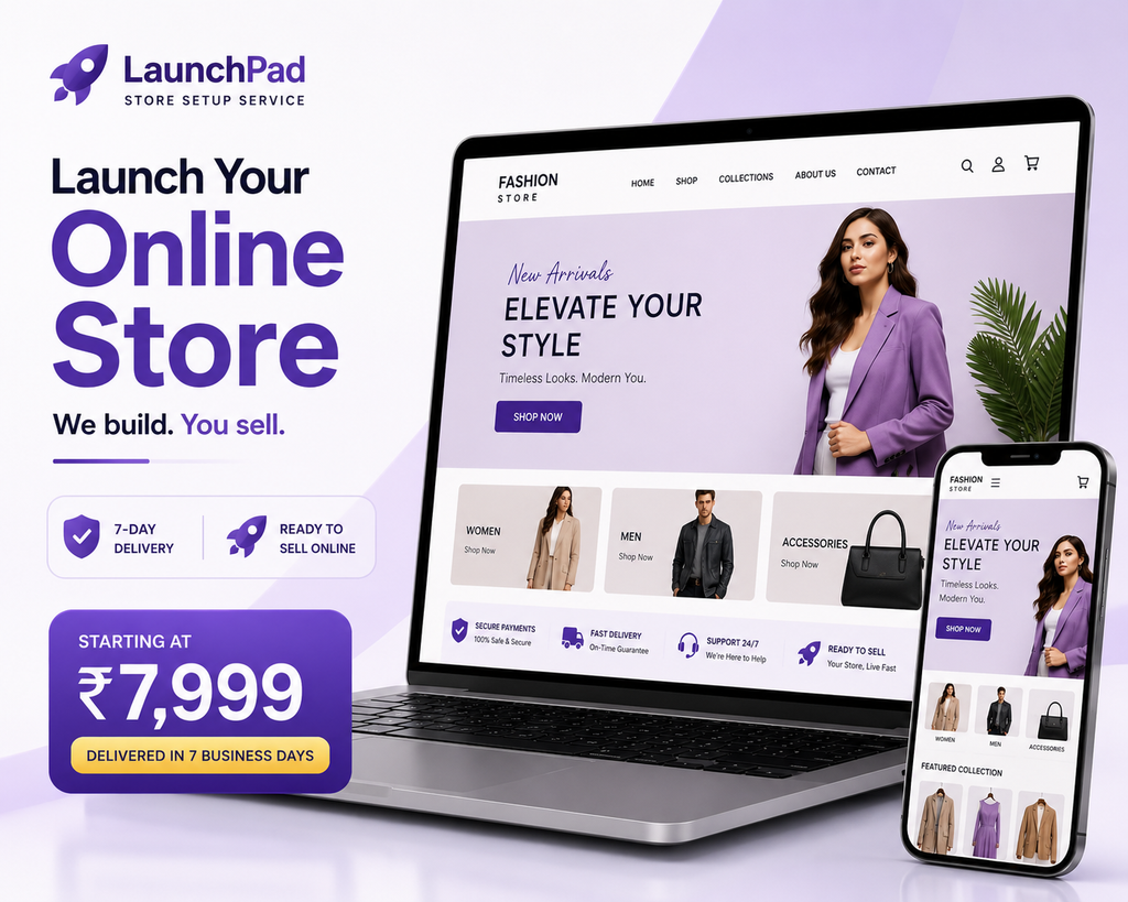 LaunchPad – Professional Shopify Store Setup | Launch Your Brand Online