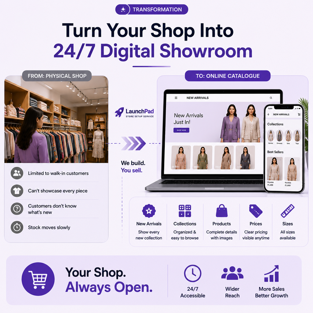 LaunchPad – Professional Shopify Store Setup | Launch Your Brand Online