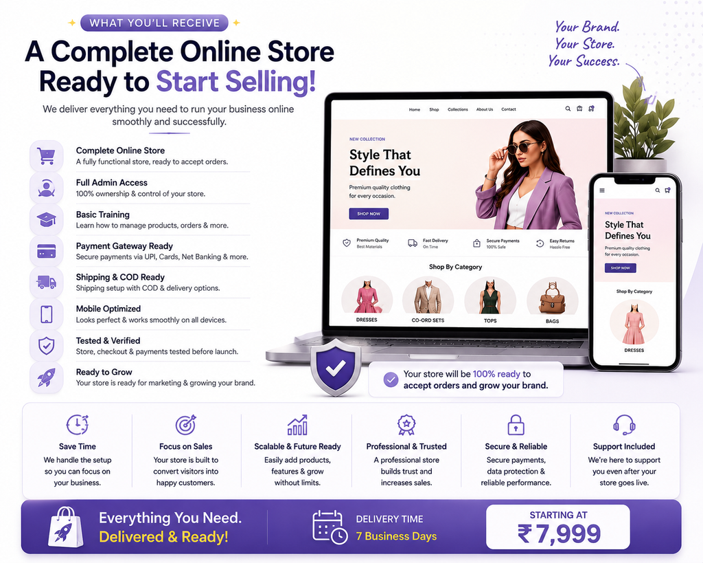 LaunchPad – Professional Shopify Store Setup | Launch Your Brand Online