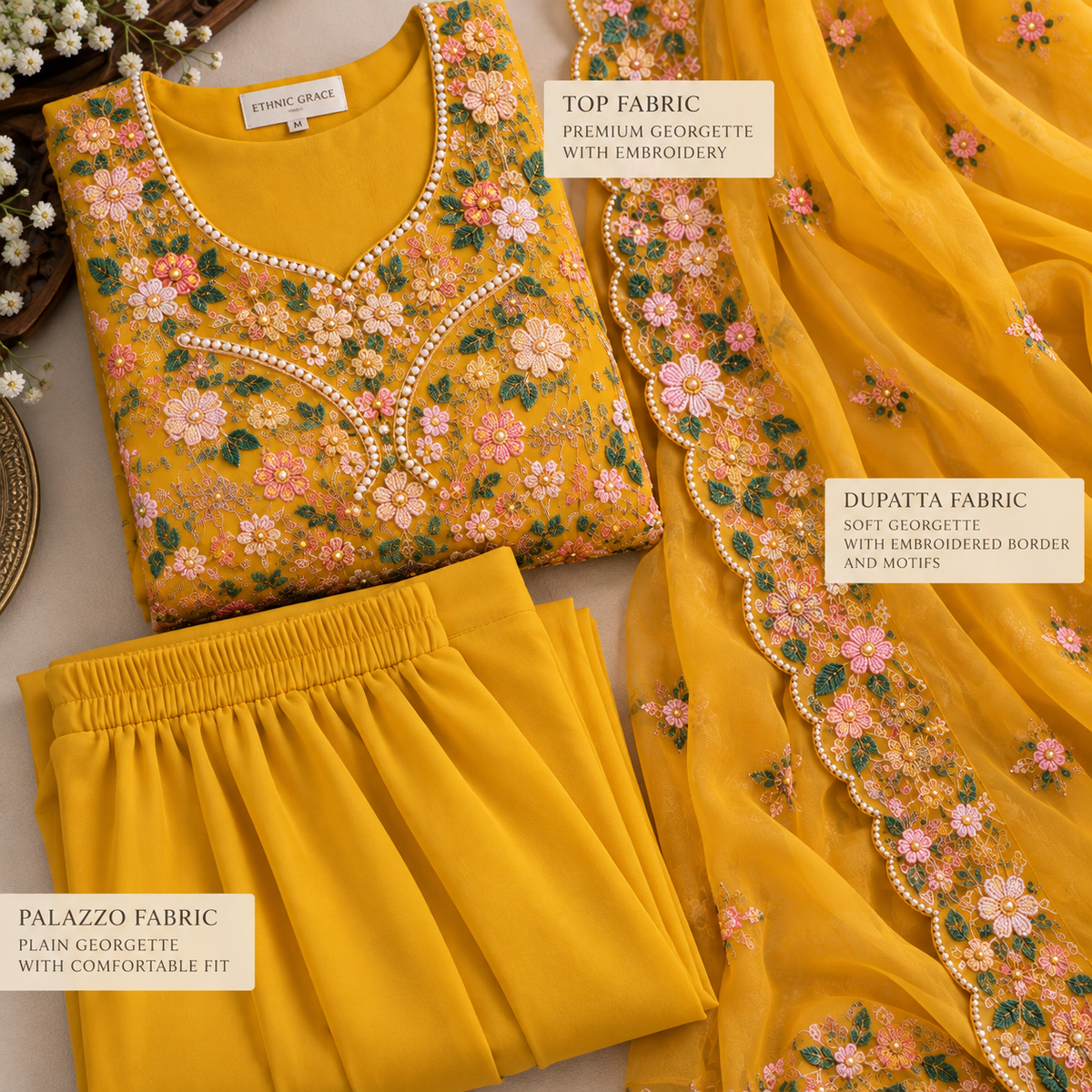 Beauty in Every Detail - Embroidery & Dupatta