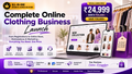 Complete Online Clothing Business Launch — All-in-One Service Package at ₹24,999