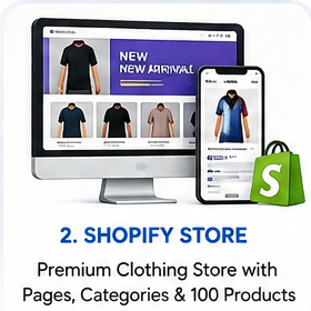 👑 Complete Online Business Launch — Website Development Service